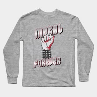 Malochico Heavy Metal Horns - Metal Forever Long Sleeve T-Shirt